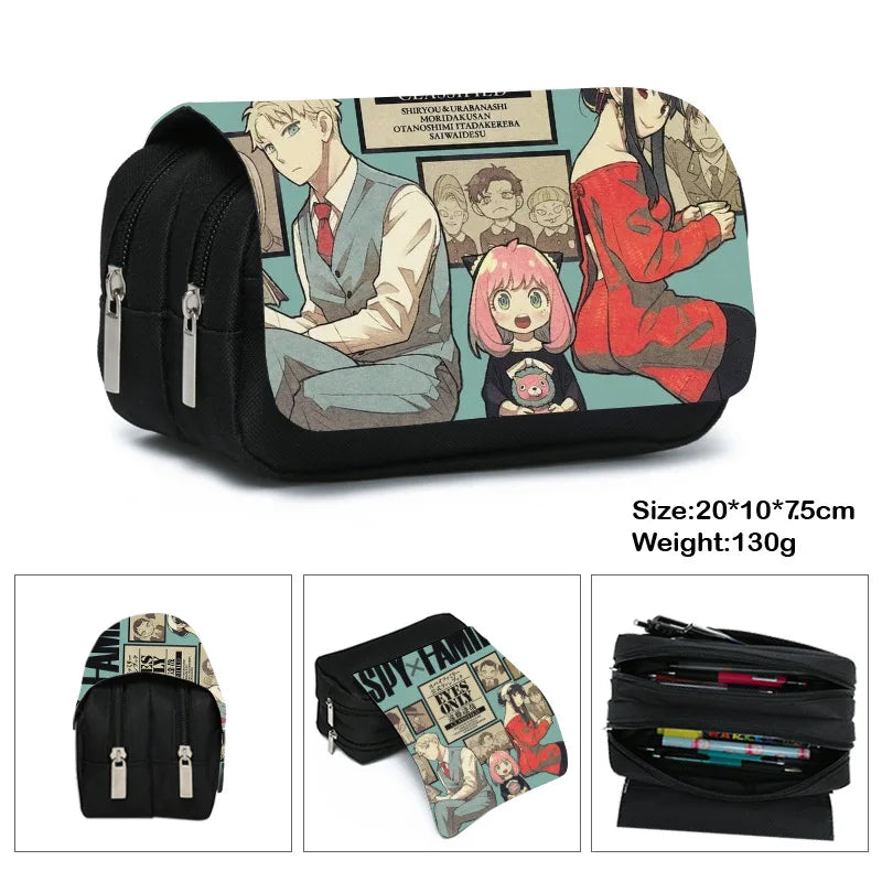 SPY?FAMILY Anya Forger Zipper School Bag Wallet