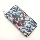 Demon Slayer Tanjiro Kamado Nezuko Wallet Long PU Leather Purse