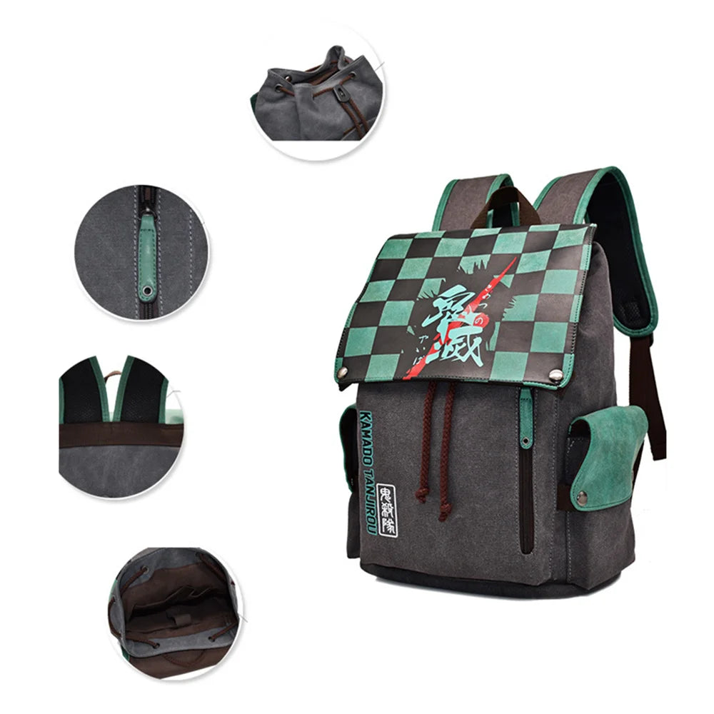 Demon Slayer Kimetsu no Yaiba Backpack for Students