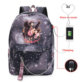 Demon Slayer Eco Bag Student Backpack Kpop Style