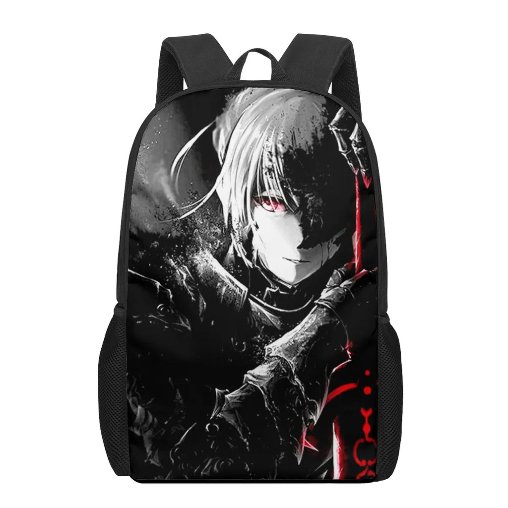 Fate Saber 3D Pattern School Bag for Kids
