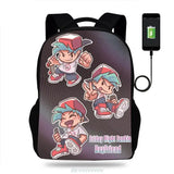 Anime FNF 3D Print Backpack School Bag