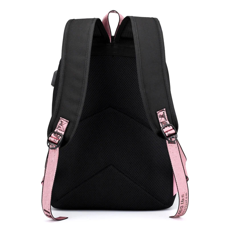 Anime Friday Night Funkin Backpack Cosplay Canvas Kids Schoolbag