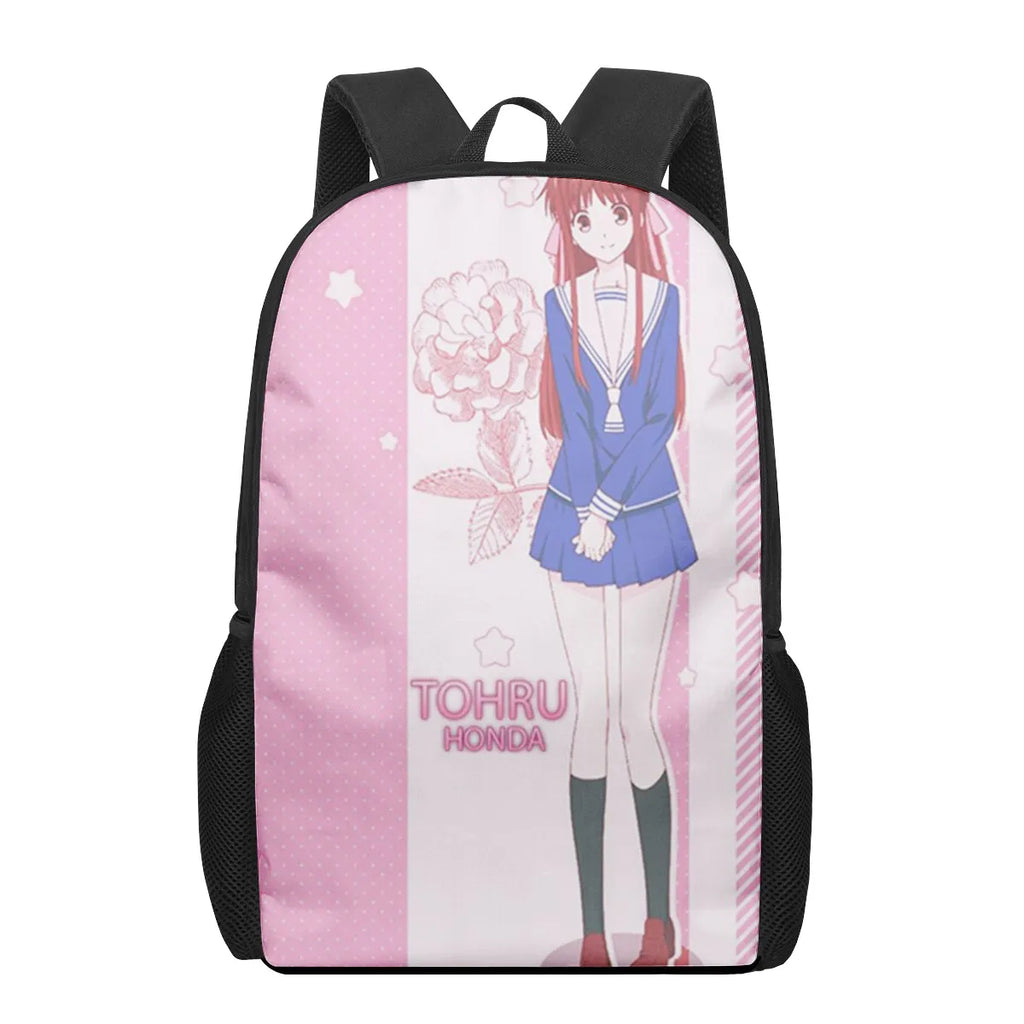 Fruits Basket 3D Pattern School Bag for Children Girls Boys
