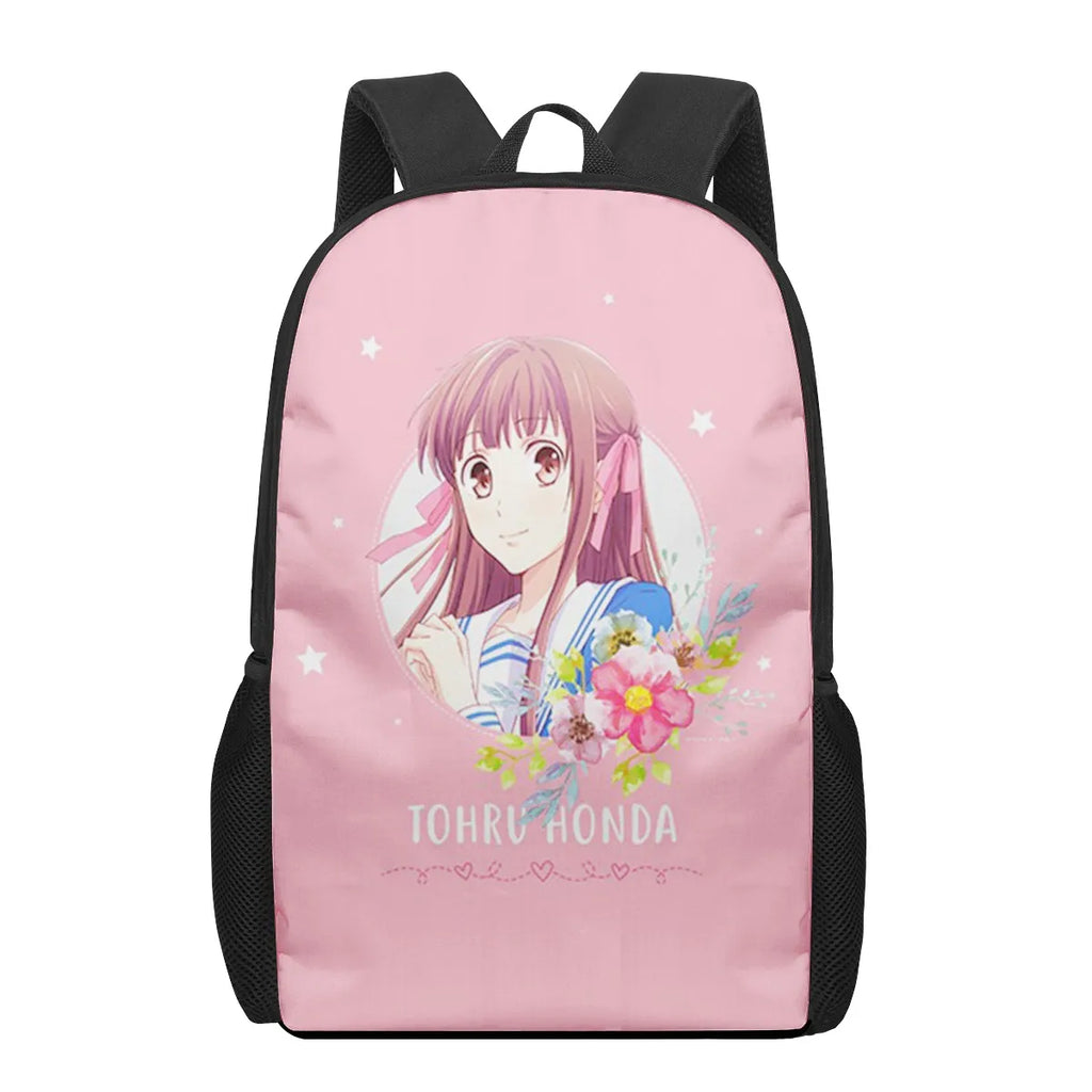 Fruits Basket 3D Pattern School Bag for Children Girls Boys