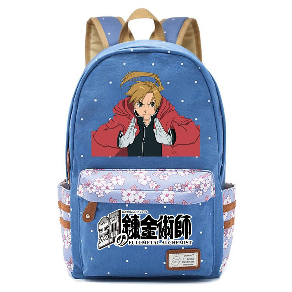 Anime Fullmetal Alchemist Backpack Unisex Schoolbag