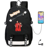 Haikyuu!! USB Oxford Teenger Student Casual Fabric Backpack Schoolbag