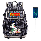 Inuyasha Casual Packsack Teenagers Rucksack USB Charging Backpack