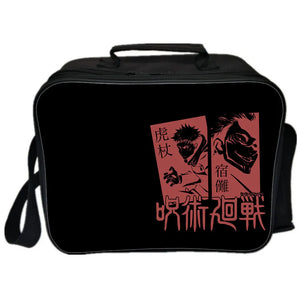 Jujutsu Kaisen Lunch Bag Student School Cartoon Food Box Girls Portable Thermal