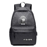 Jujutsu Kaisen Waterproof Rucksack with USB Charging