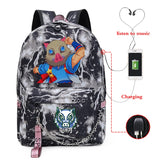 Anime Kimetsu No Yaiba Hashibira Inosuke Shopper Backpacks