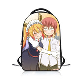 Dragon Maid Students Backpack School Bag Children Cartoon Knapsack