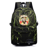 Anime Spirited Away Mochila Backpack Schoolbag Casual High Teenger Packsack