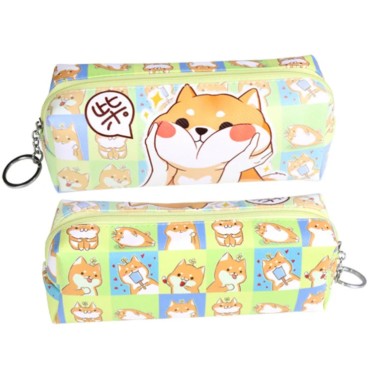 Anime Pencil Case Zipper Makeup Bag