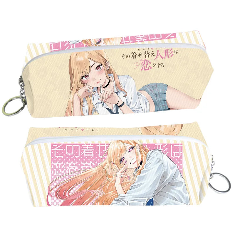 Anime Pencil Case Zipper Makeup Bag
