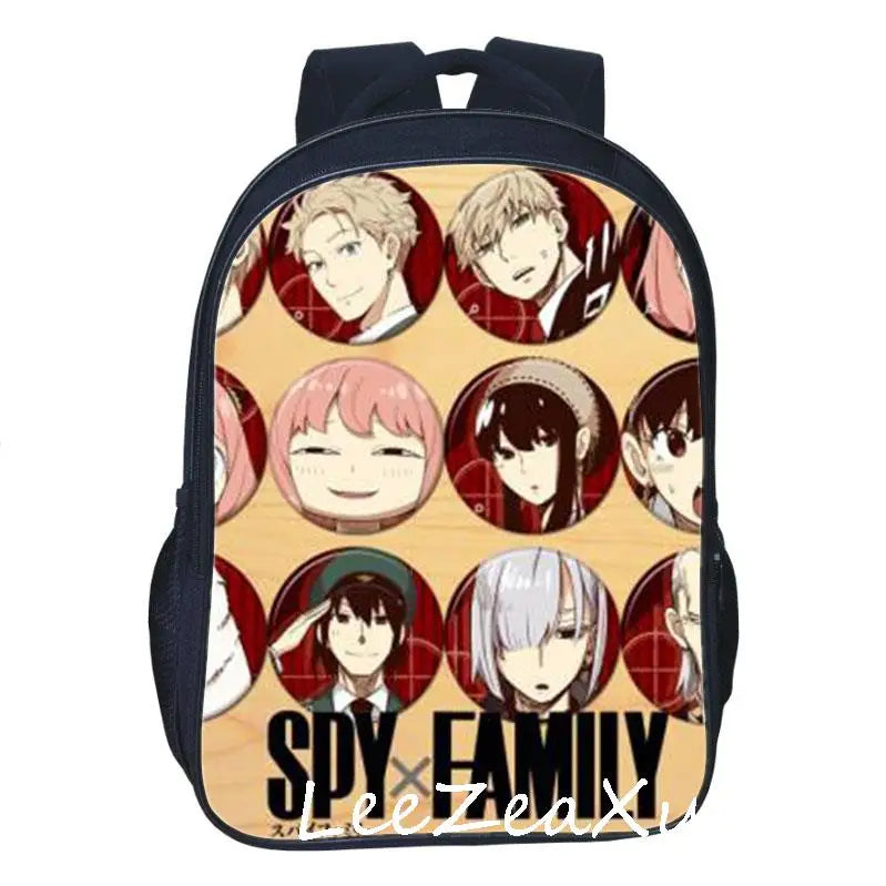 Anime Spy X Family Anya Forger Schoolbag Students Boys Girls Cosplay Backpack