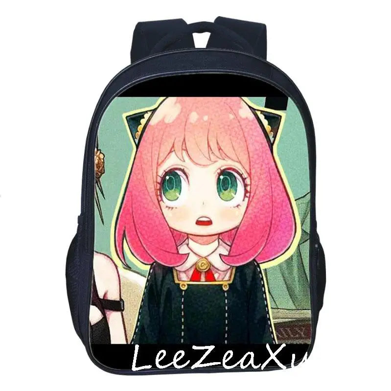Anime Spy X Family Anya Forger Schoolbag Students Boys Girls Cosplay Backpack