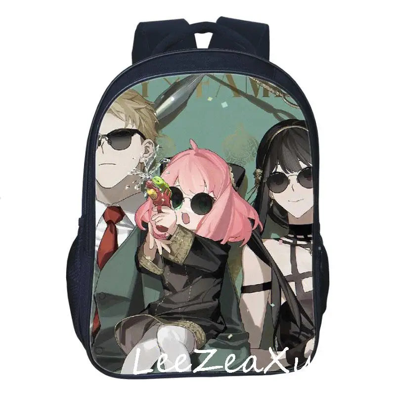 Anime Spy X Family Anya Forger Schoolbag Students Boys Girls Cosplay Backpack