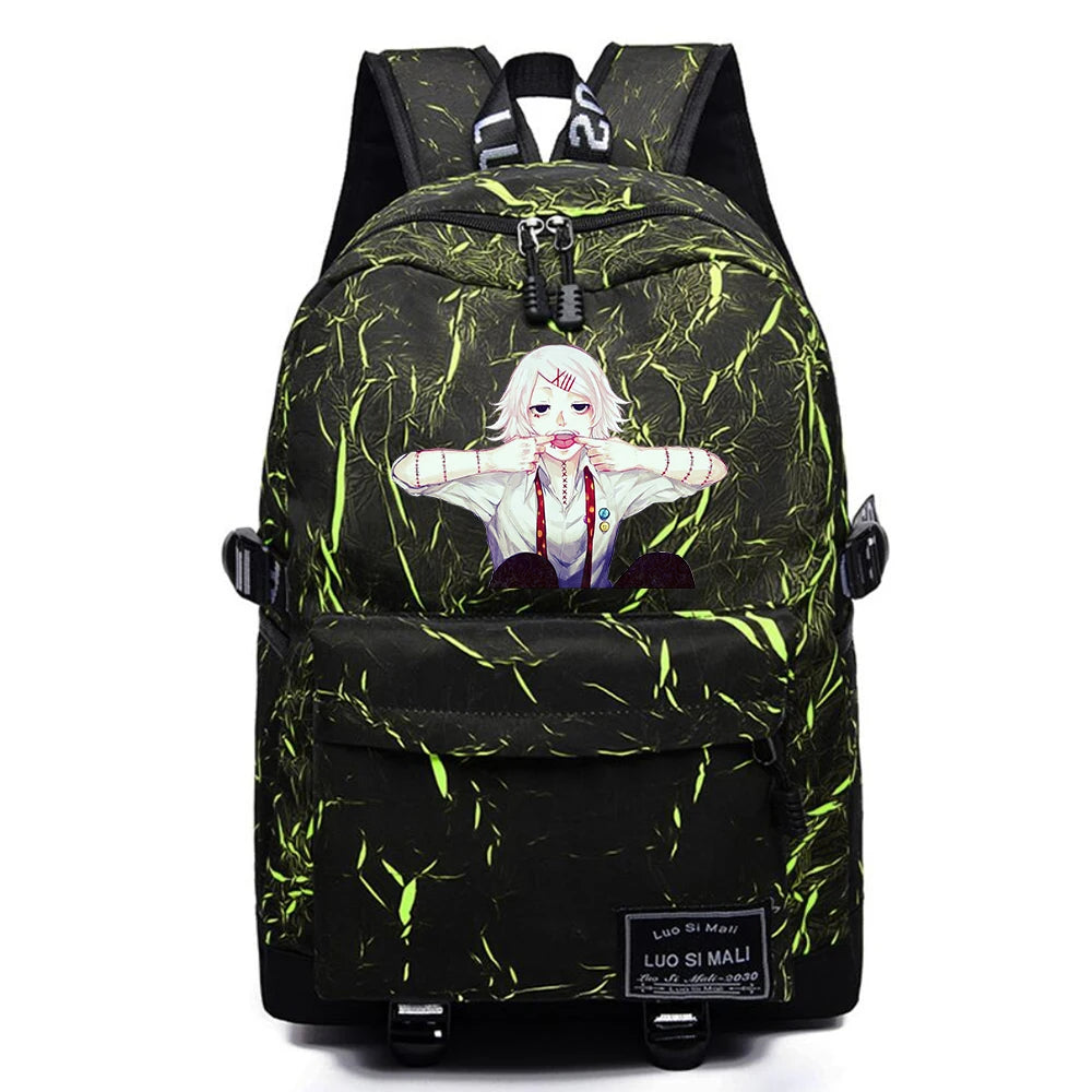 Anime Tokyo Ghoul Backpack High Schoolbag Unisex Travel Laptop Ba