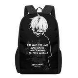 Tokyo Ghouls 3D Print School Bag for Kids