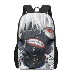 Tokyo Ghouls 3D Print School Bag for Kids