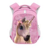 Anime Unicorn Backpack Girls Kids Cartoon Kindergarten Bag Rainbow
