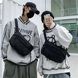 Nylon Crossbody Shoulder Bag Unisex Phone Chest Bag