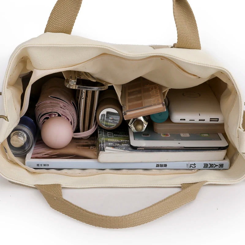 Women Handbags Tote Bag Large Capacity Shoulder Bag Canvas Crossbody Bag