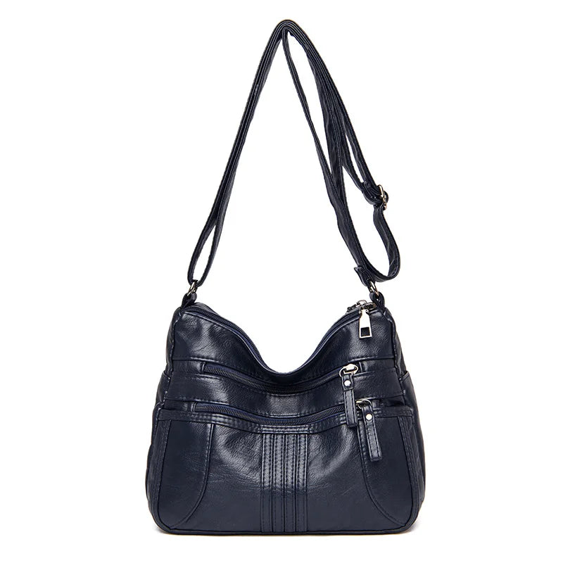 Annmouler Small Crossbody Bag Soft Handbag Purse Messenger Bag