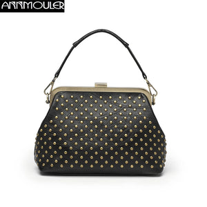 Vintage Women Shoulder Bags Crossbody Bag Large Capacity Shell Bag Rivet Tote