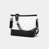 Diamond Chain Shoulder Bag Hobo Crossbody Bag Female PU Classic Handbag