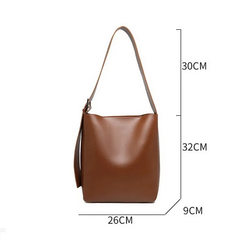 Bucket Bag PU Leather Female Bag Large Capacity HPS1270