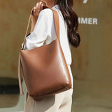 Bucket Bag PU Leather Female Bag Large Capacity HPS1270