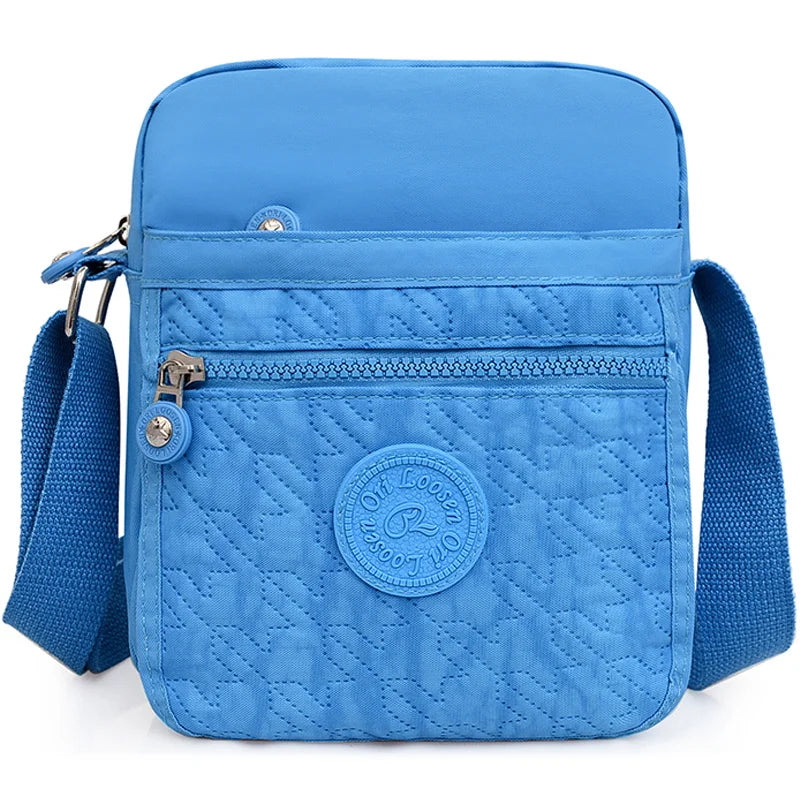 Water Resistant Nylon Shoulder Bag for Women