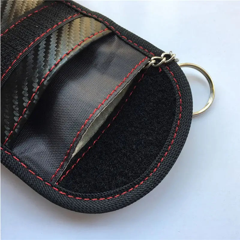 RFID Signal Blocking Car Key Wallet - Anti-Theft Keyless Entry Cover