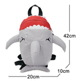 3D Shark Kindergarten Backpack for Kids