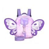 Butterfly Wings Kids Backpack for Girls - Anti-lost School Bag