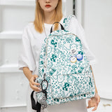 Cartoon Printing Backbag Waterproof Nylon School Bag Teenage Girl Bookbag