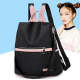 Anti-theft Oxford Women Backpack Waterproof Daypack for Girls