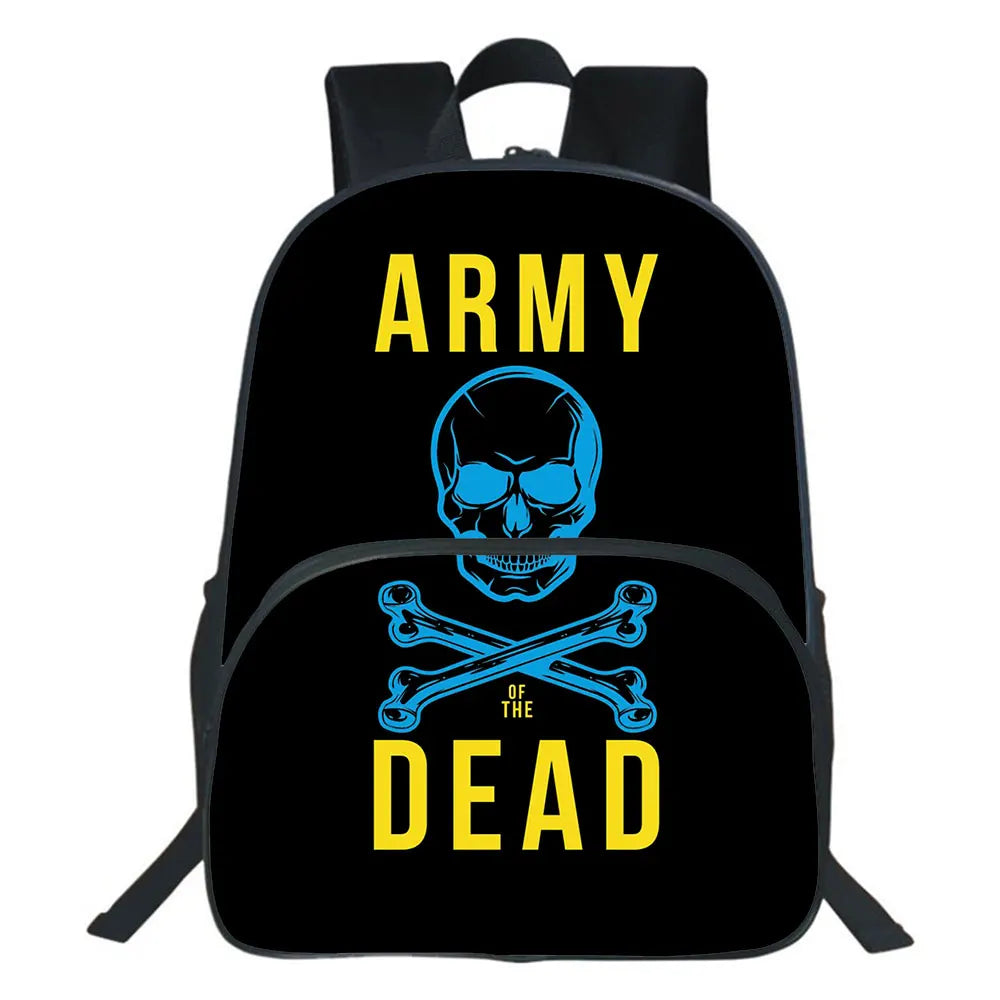 Army Of The Dead Backpack Casual Bag Student Everyday Backpack