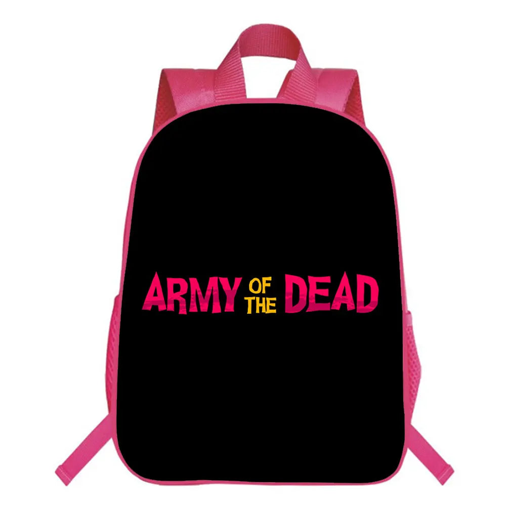 Army Of The Dead Backpack Schoolbag Boy Girl Bag Travel Horror Movies Cosplay