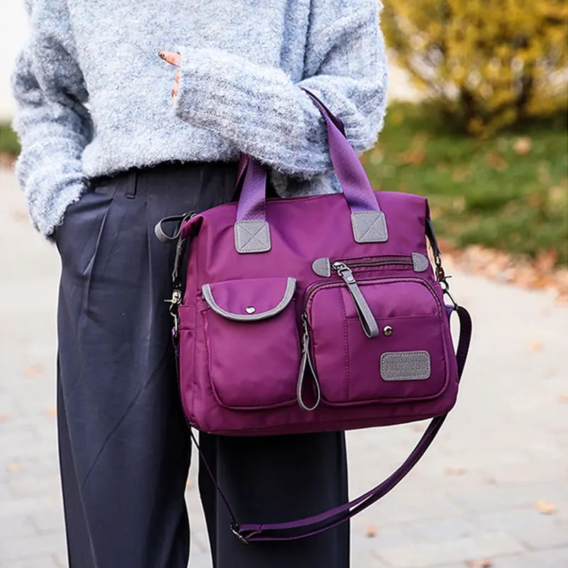 Nylon Messenger Bag Large Capacity Handbag