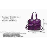 Nylon Messenger Bag Large Capacity Handbag