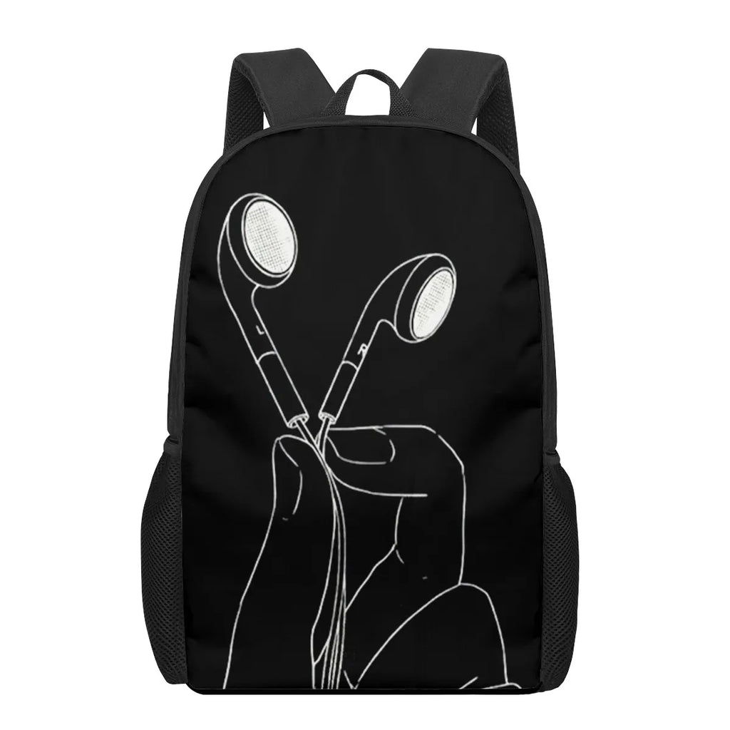 3D Pattern School Bag for Kids Boys Girls Backpack