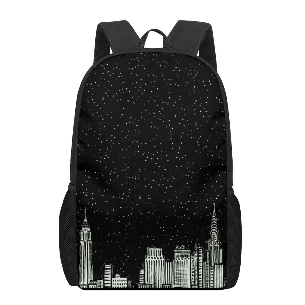 3D Pattern School Bag for Kids Boys Girls Backpack