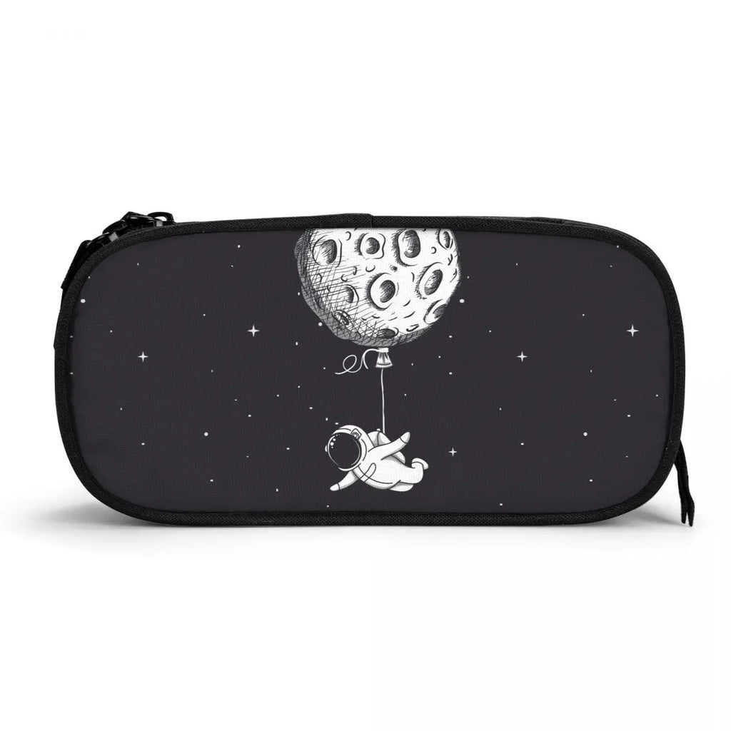 Astronaut Print Pencil Case Kids Boy's Pen Bag