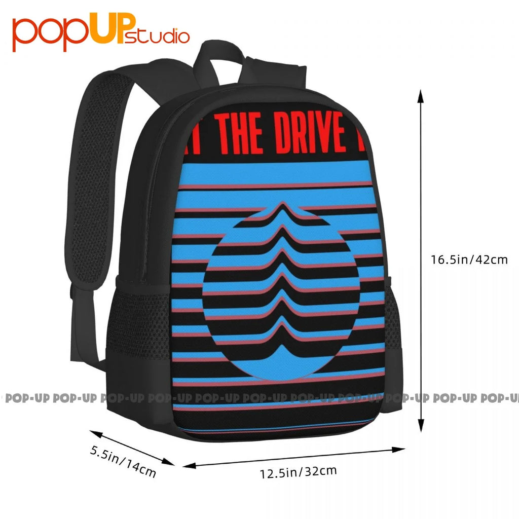 At The Drive In Bandstripespreshrunk Backpack Large Capacity