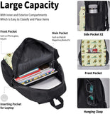 Avocado Exercise School Backpack Pencil Case Lunch Bag Set