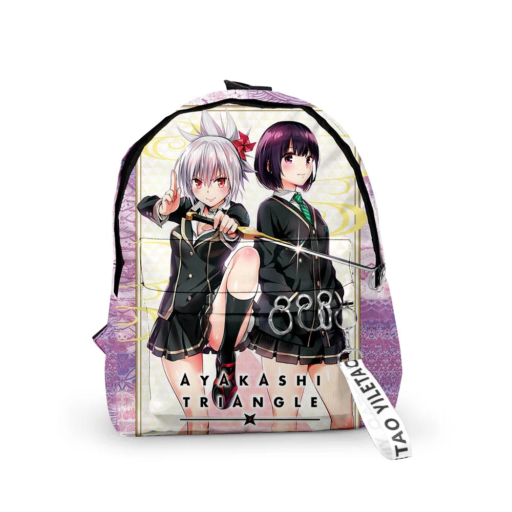 Ayakashi Triangle Anime Backpack Manga Schoolbag Harajuku Daypack Rucksack