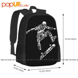 Skater Skateboard Backpack Large Capacity Print Beach Bag Shopping Bag School Sp